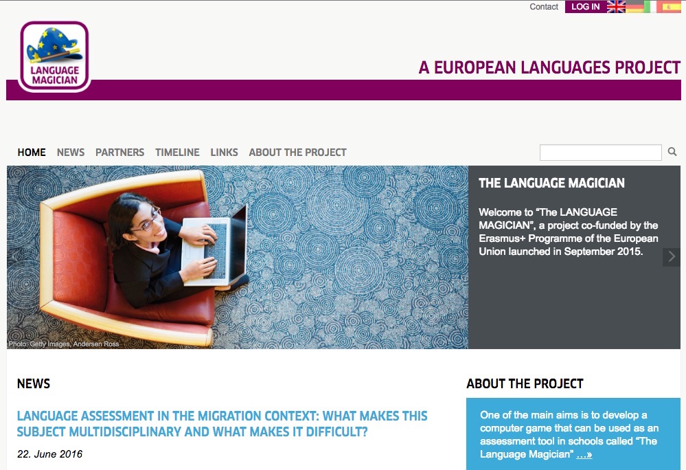 Project Website - The Language Magician